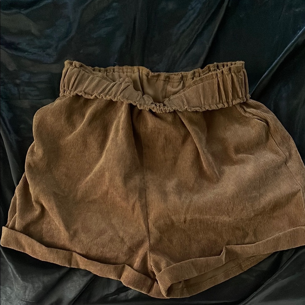 High Waist Brown Women's Shorts